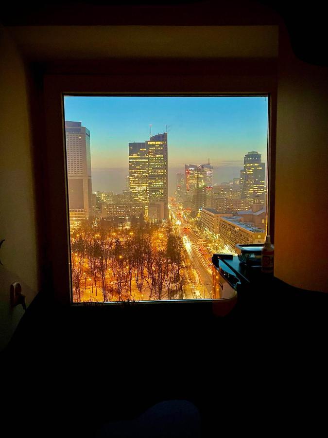 Super Apartament Blue Scisle Centrum Dwie Linie Metra Netflix Wifi 300 Mbs Panorama Miasta Varsovia Exterior foto