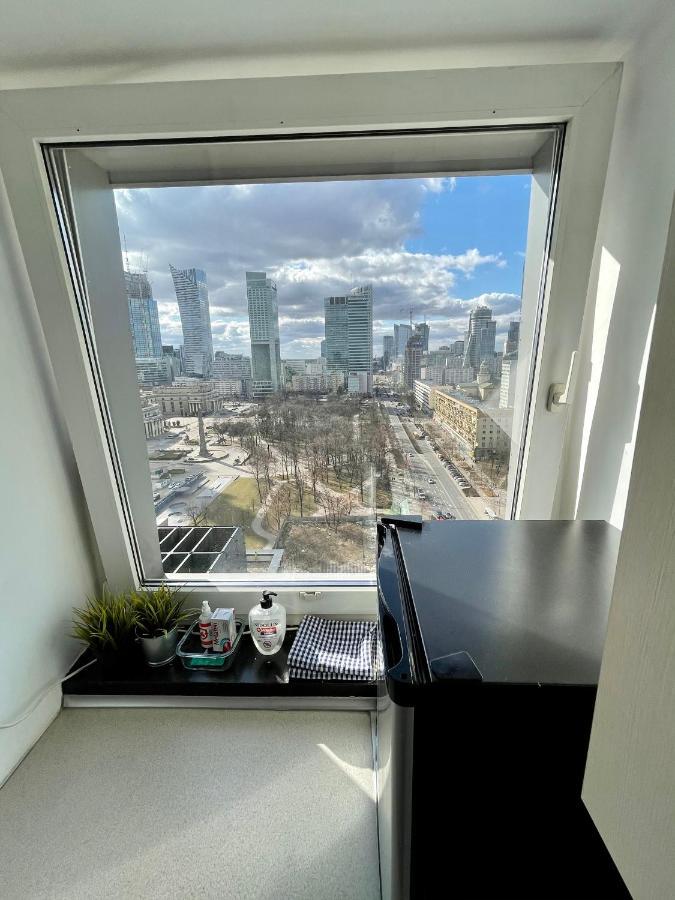 Super Apartament Blue Scisle Centrum Dwie Linie Metra Netflix Wifi 300 Mbs Panorama Miasta Varsovia Exterior foto